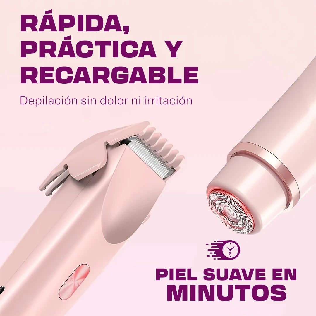 SilkTrim™ 2 en 1 | Depiladora Unisex para Todo el Cuerpo